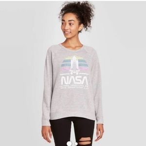 Grayson Threads NWT NASA space sweatshirt crewneck gray
